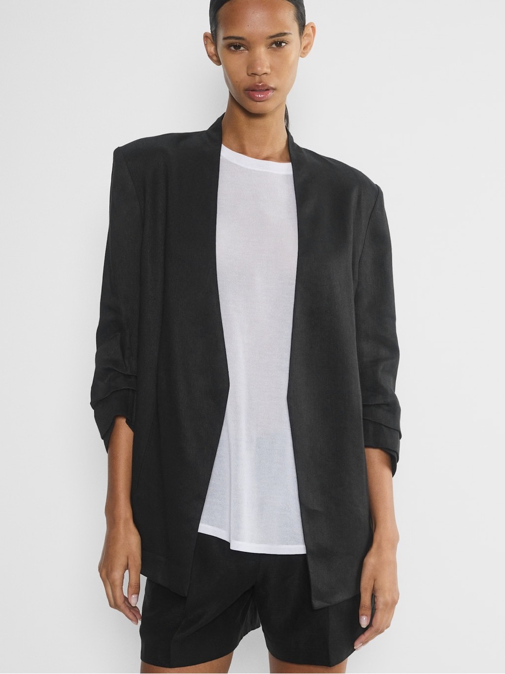 Aritzia Babaton - Power Linen Blazer